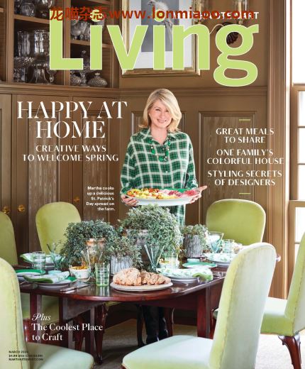 [美国版]Martha Stewart Living 家居装饰美食生活PDF电子杂志 2020年3月刊